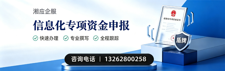 鞍山信息化专项资金申报服务
